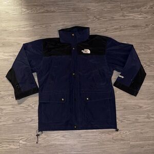 Vintage The North Face Goretex Jacket Mens XL Blue Waterproof 3in1 Shell USA